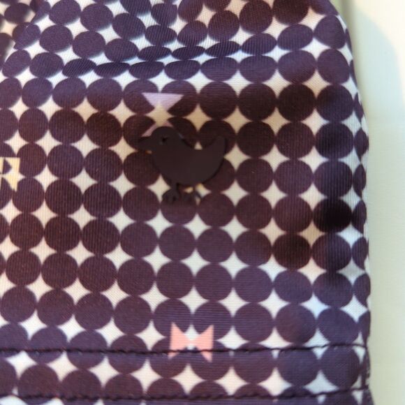 Bad Birdie Throwing Darts Top Womens Medium 1/4 Zip Golf Active Stretch - Picture 6 of 8